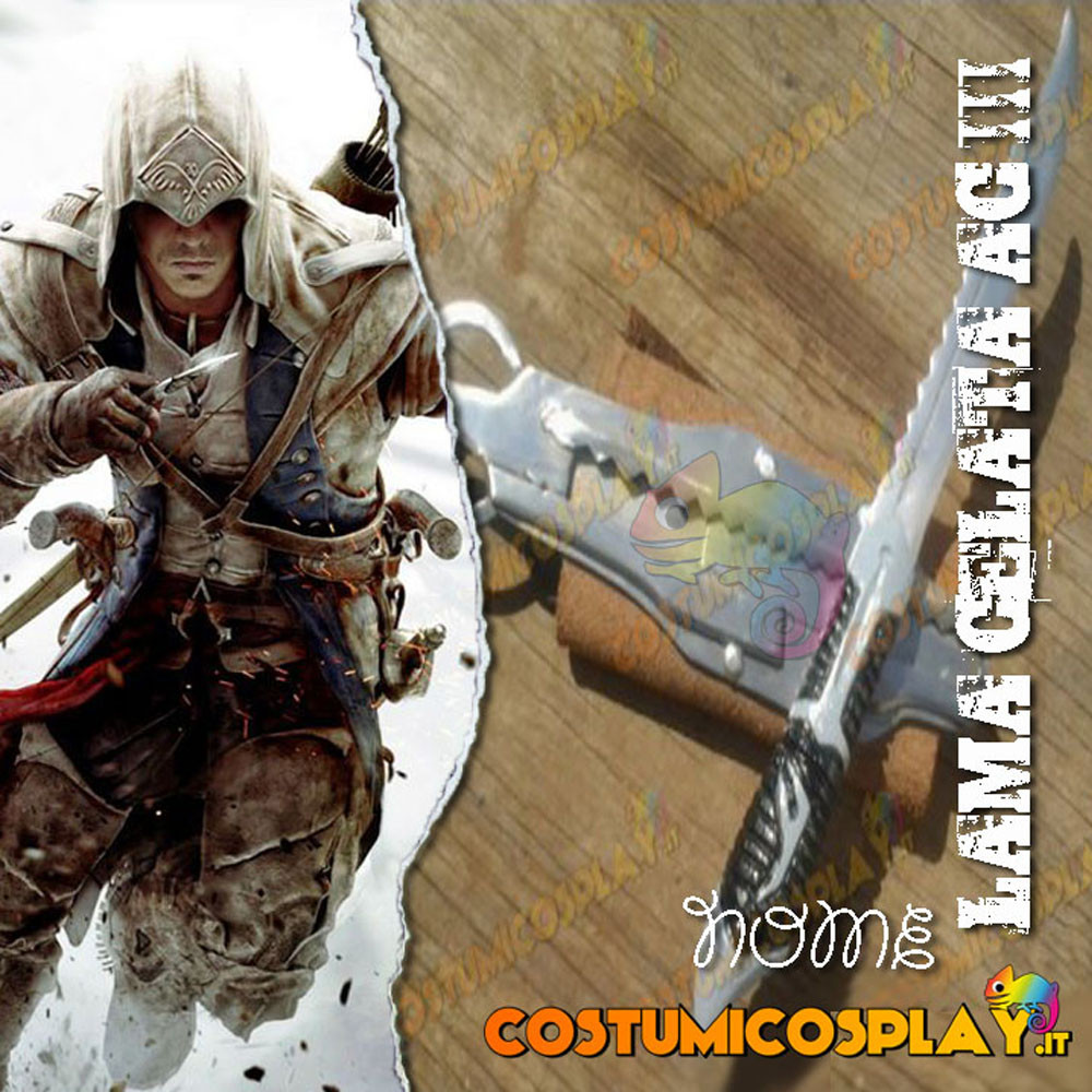 Lama celata cosplay Connor - Assassin's Creed III