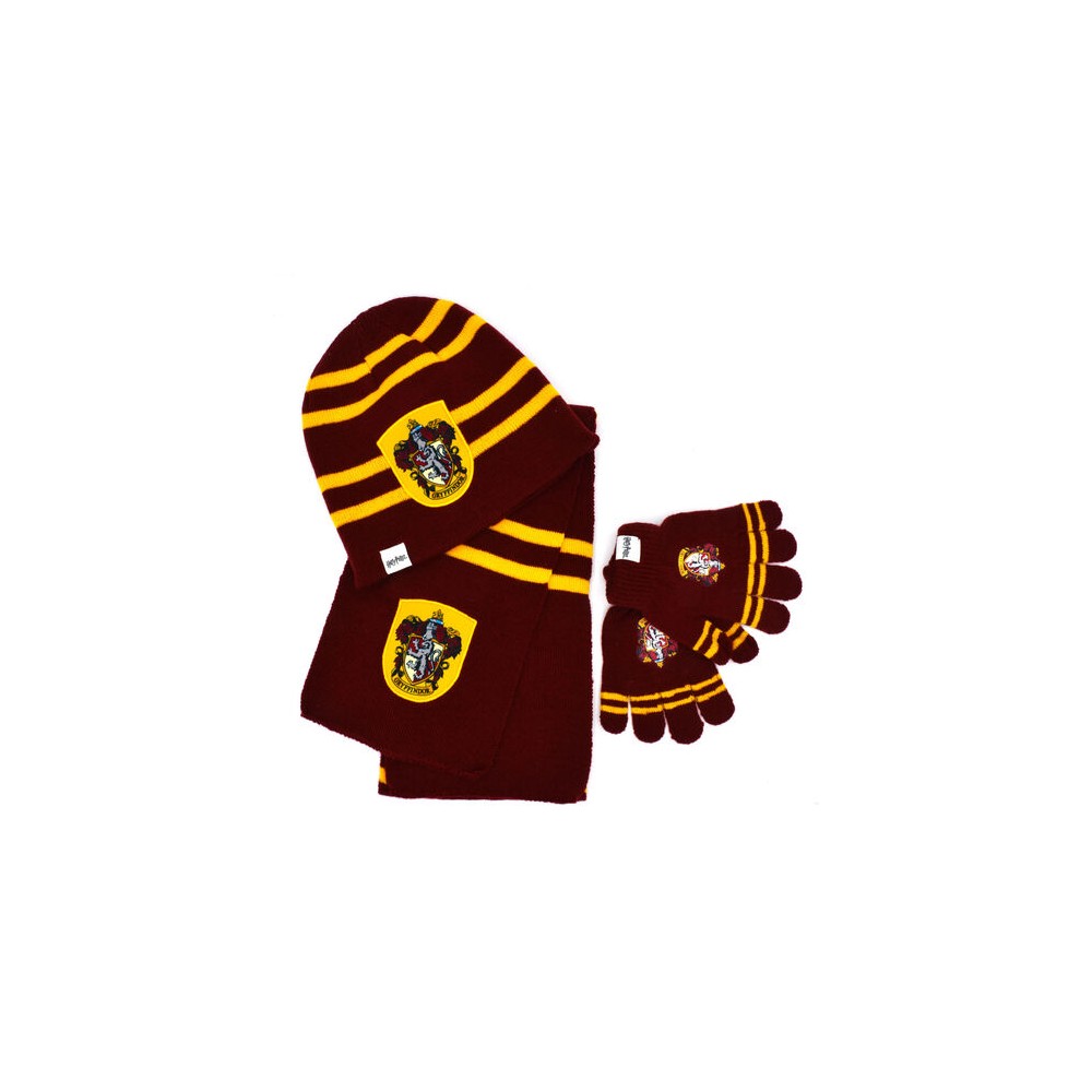 Cappello guanti e sciarpa da bimbo Grifondoro Harry Potter